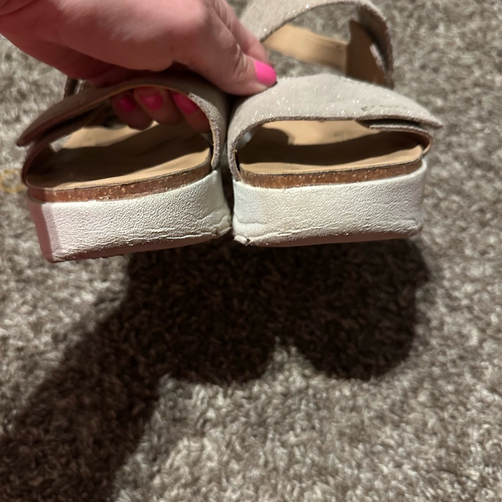 OTBT Women's Sandals - Glittering Silver - Picture 10 of 14